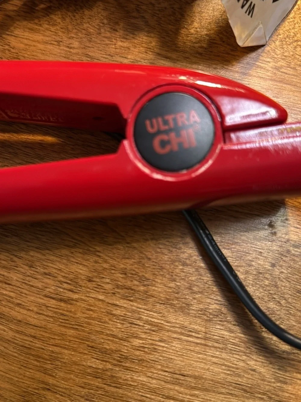 ULTRA CHI Red Ceramic Mini Flat Iron for Women - Compact Styling